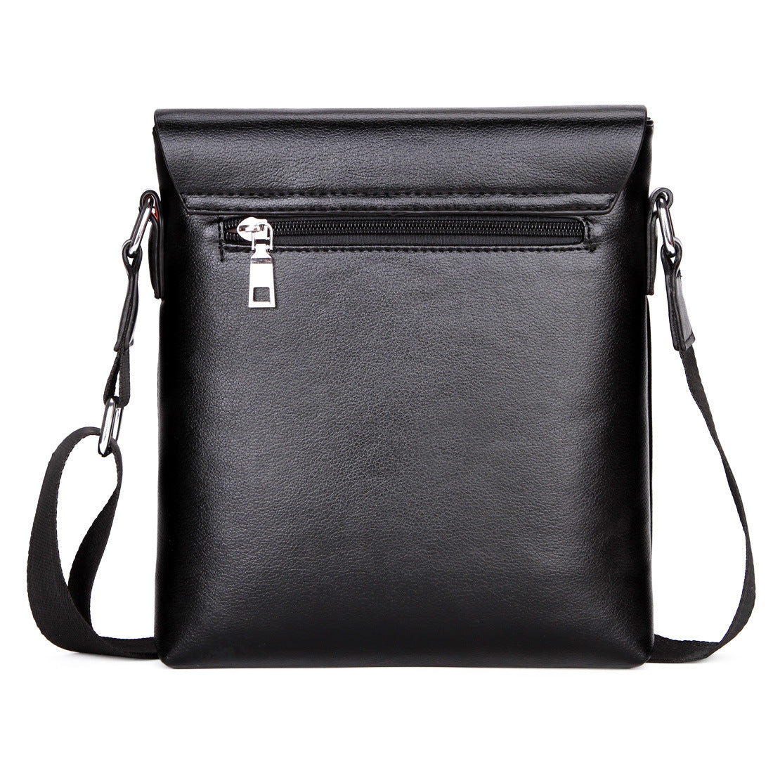 Solid Soft Leather Men Bag