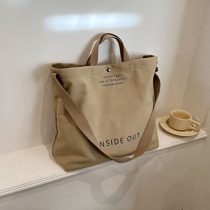 Inside Out Canvas Tote Bag