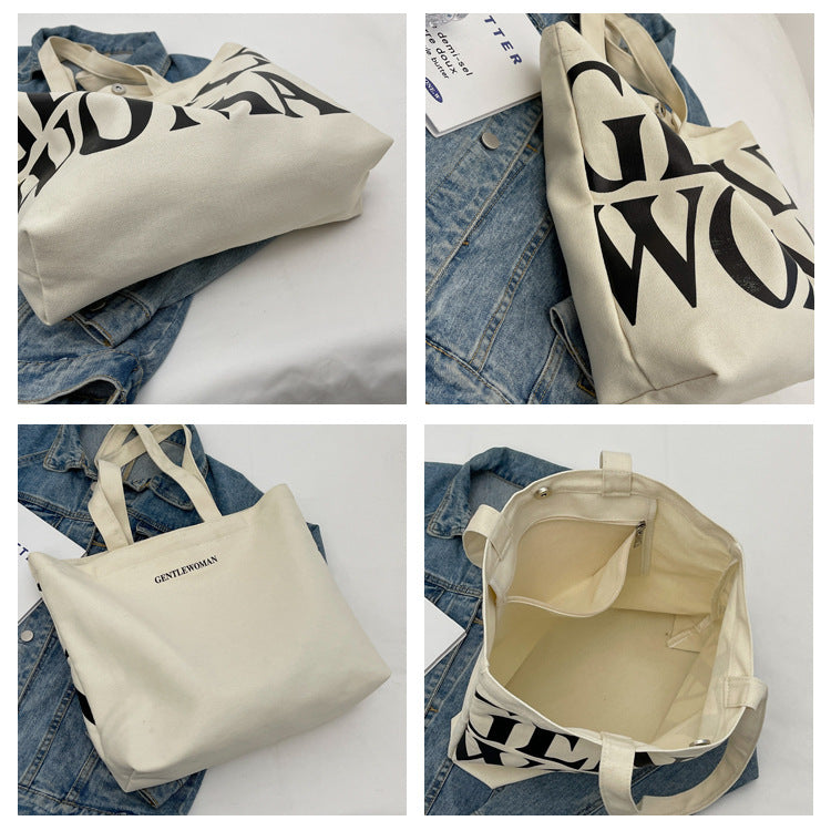 Gentle Women Canvas Tote Bag