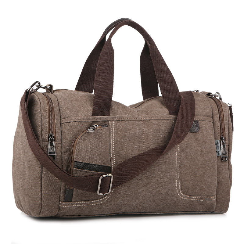 Fashion canvas men shoulder bag