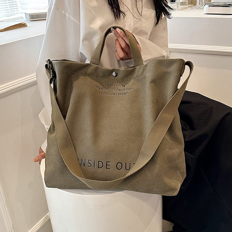 Inside Out Canvas Tote Bag