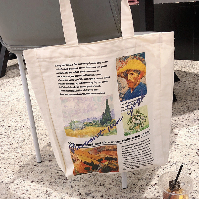 Literary Canvas tote Bags